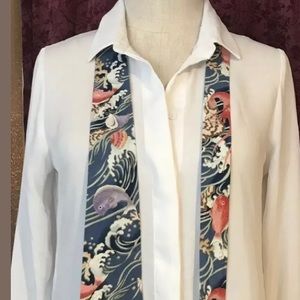 Beautiful Japanese Art Tie it On By Donna Tie